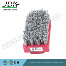 Brosse abrasive Fickert de bonne qualité pour le marbre